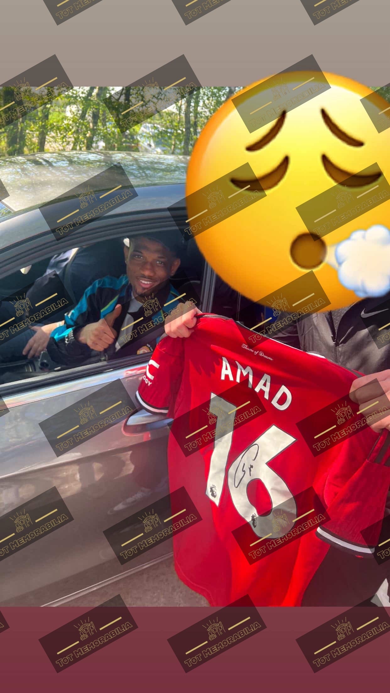Amad Diallo Manchester United - Signed Shirt/Jersey - With Proof