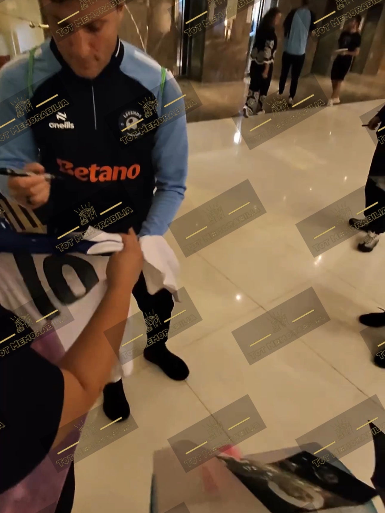Javier Zanetti & Marco Materazzi Inter Milan - Signed Shirt/Jersey - Proof