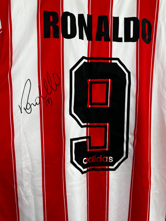 Ronaldo Nazario PSV - Signed Shirt/Jersey - With Proof