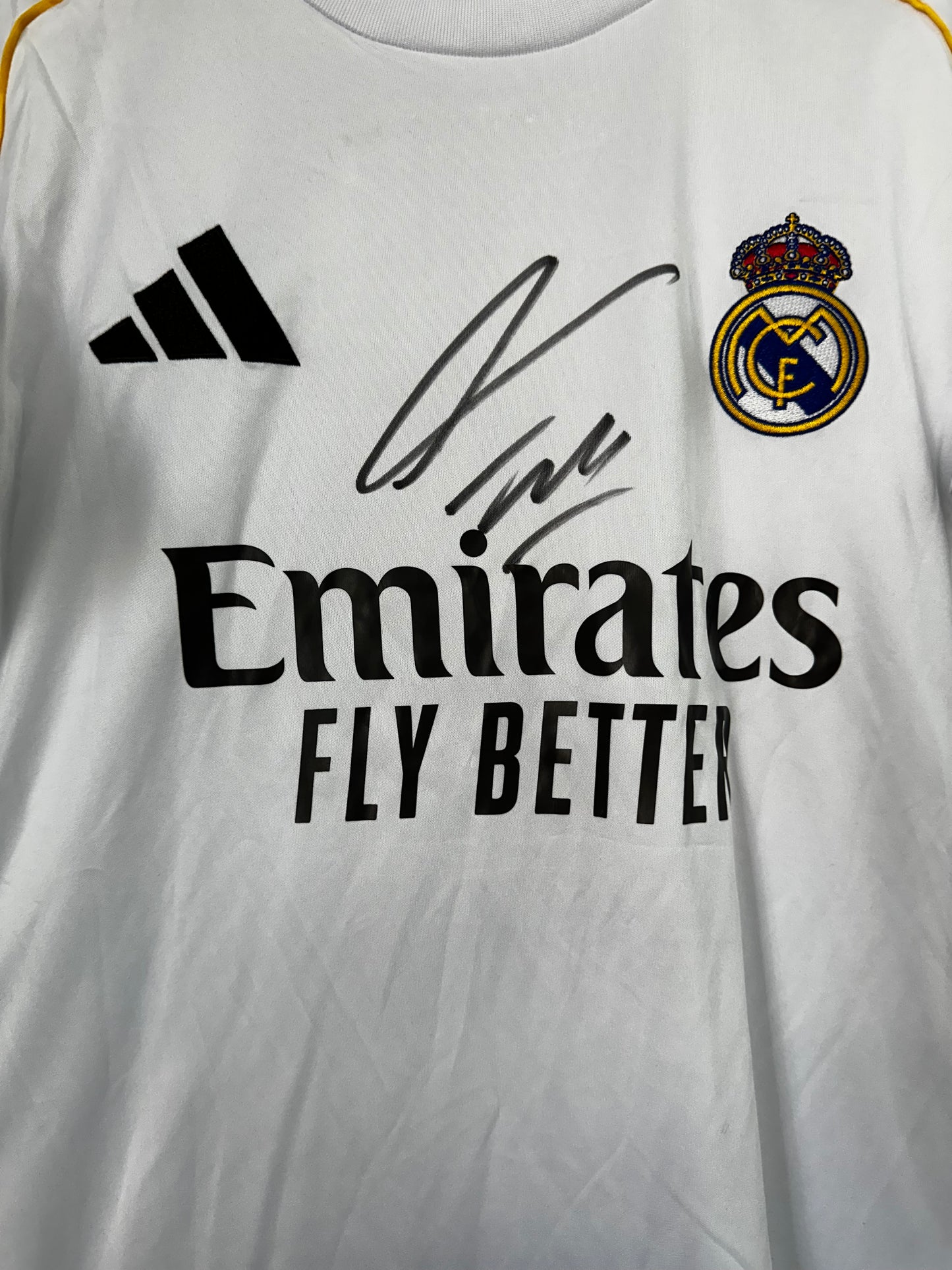 Franco Mastantuono Real Madrid - Signed Shirt/Jersey - Proof