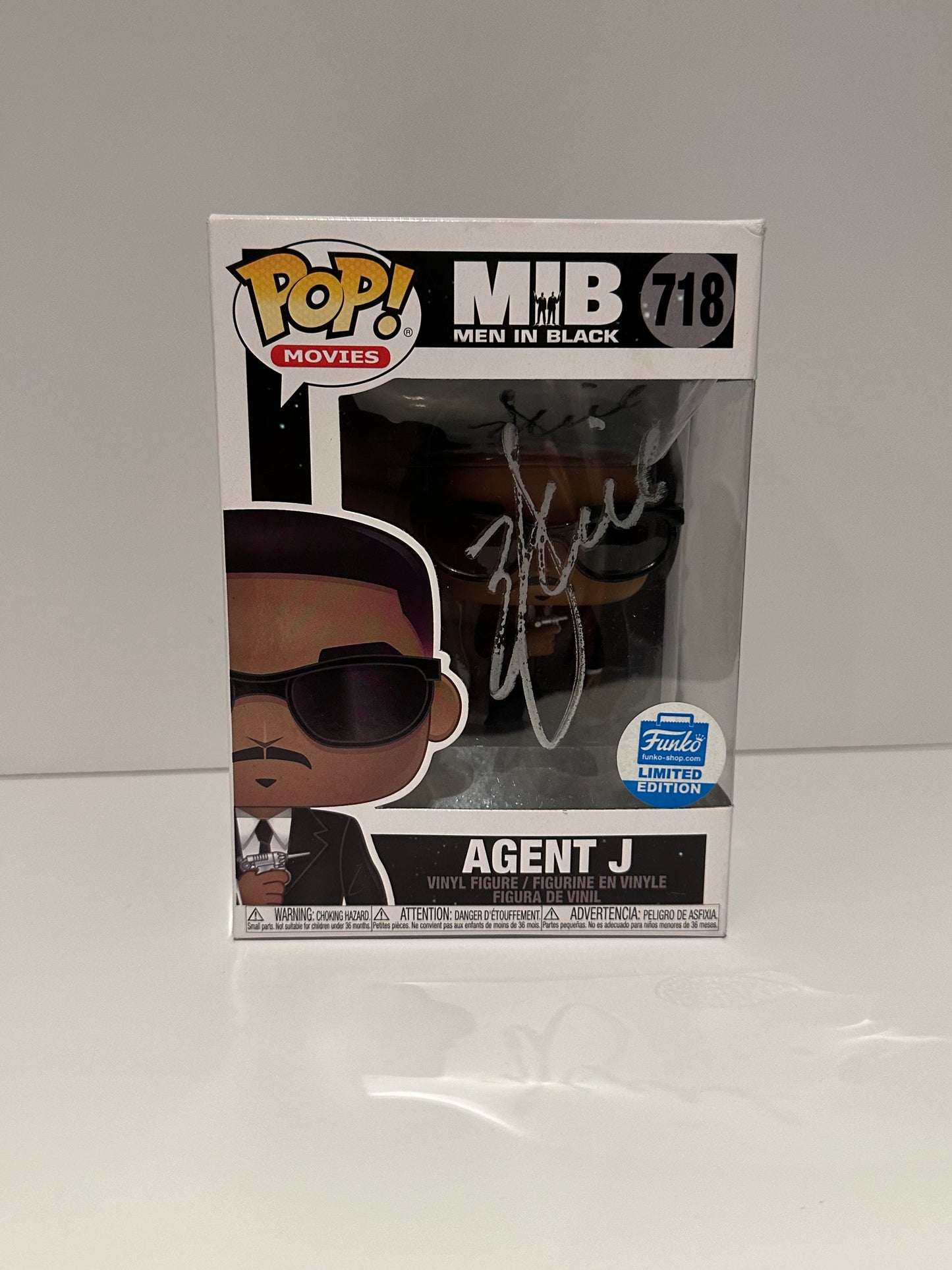 Will Smith - Signed Funko Pop Agent J - PROOF