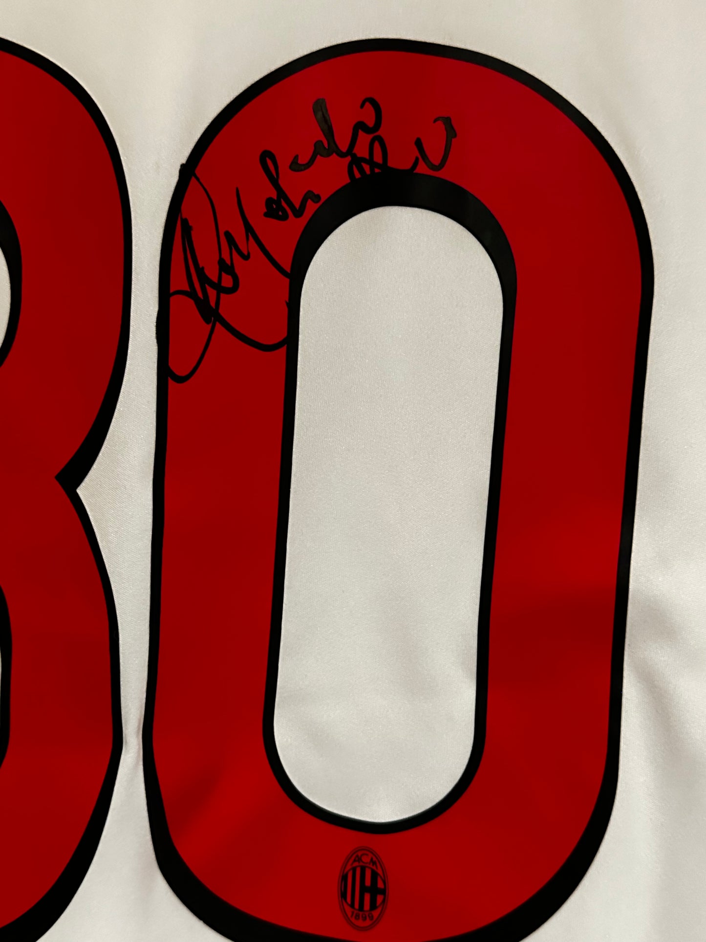 Ronaldinho Ac Milan - Signed Shirt/Jersey - With Proof