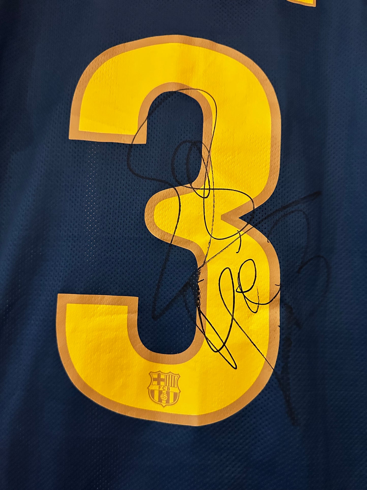 Pique Fc Barcelona - Signed Shirt/Jersey - With Proof
