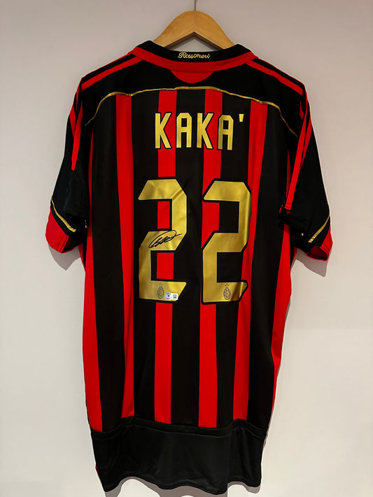 Ricardo Kaka AC Milan - Signed Jersey/Shirt - Beckett COA