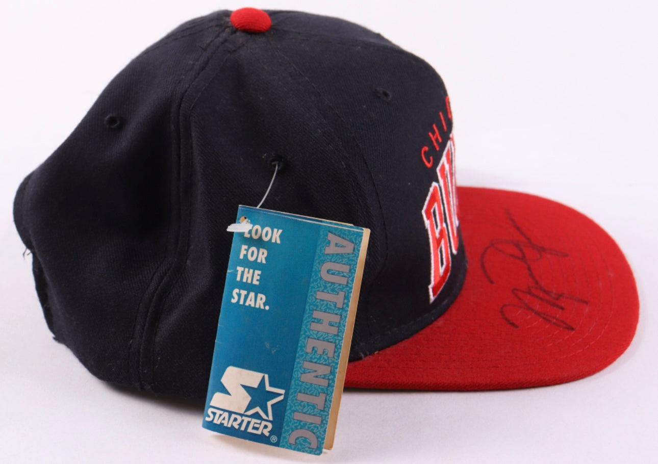 Michael Jordan Chicago Bulls - Signed Hat - Beckett COA