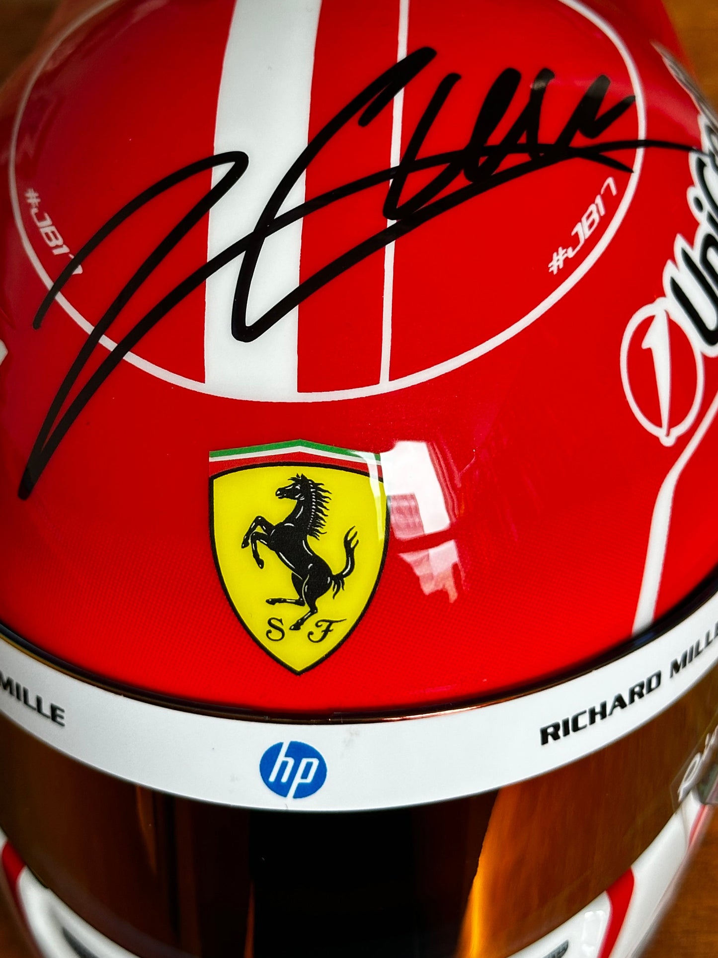Charles Leclerc Ferrari - Signed Helmet - With Proof