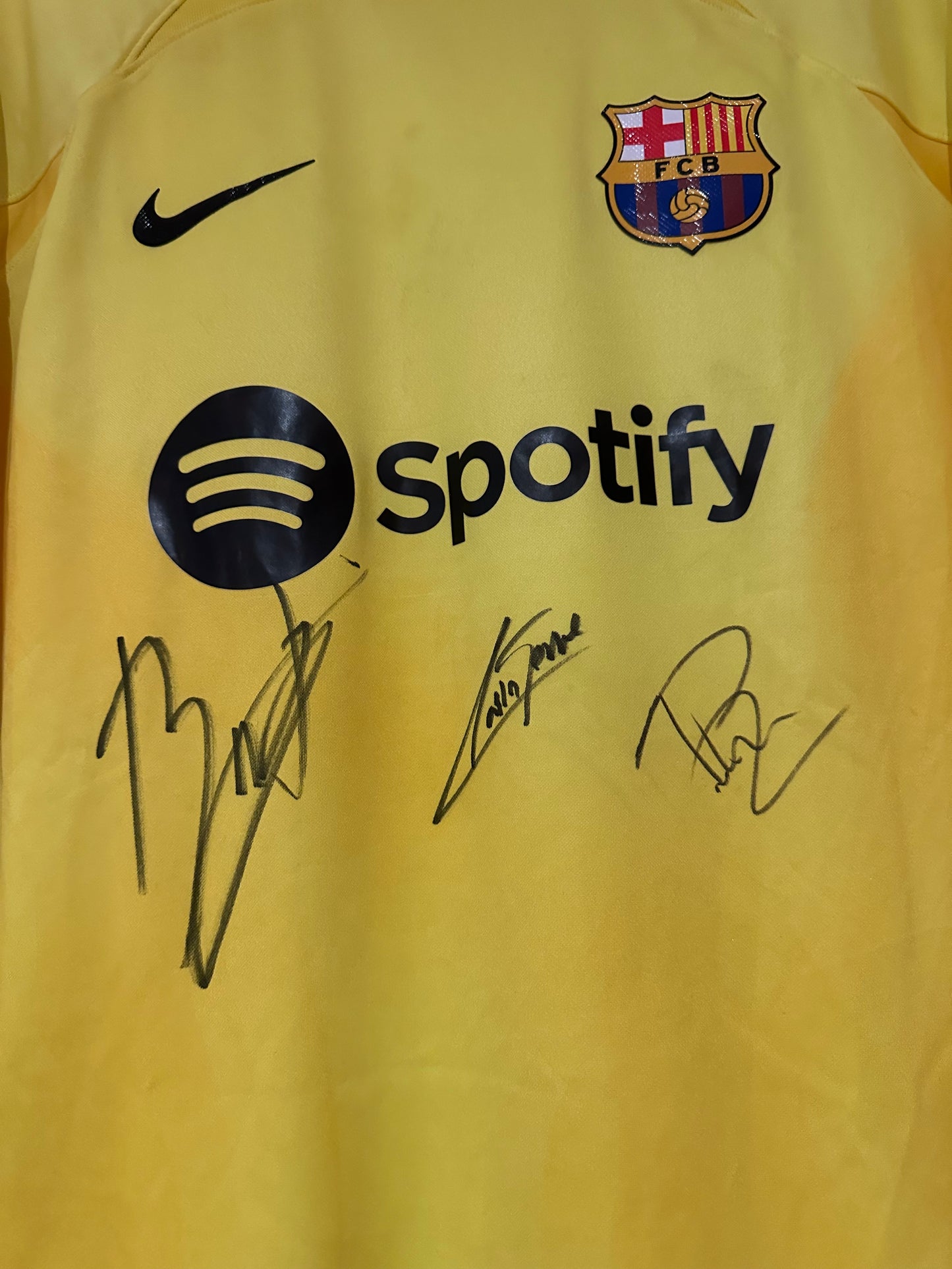 Fc Barcelona match issued shirt of Iñaki Peña vs Manchester United