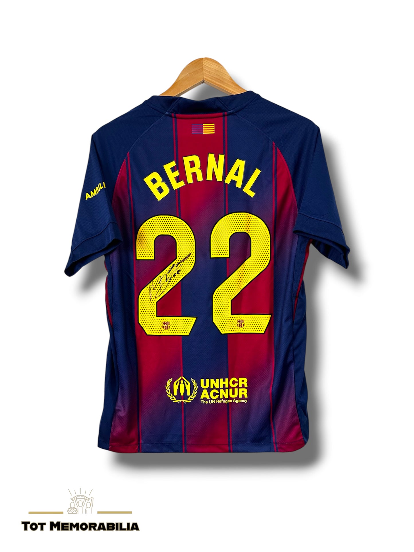 Marc Bernal Fc Barcelona - Signed Shirt/Jersey - With Proof