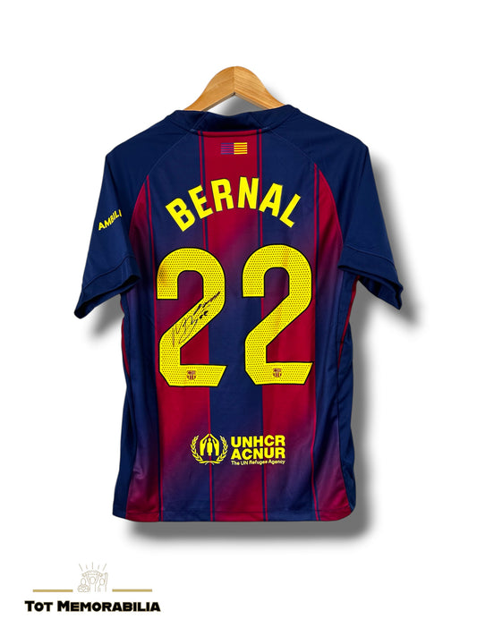 Marc Bernal Fc Barcelona - Signed Shirt/Jersey - With Proof