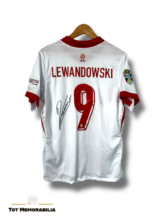 Robert Lewandowski Poland - Signed Shirt/Jersey - With Proof