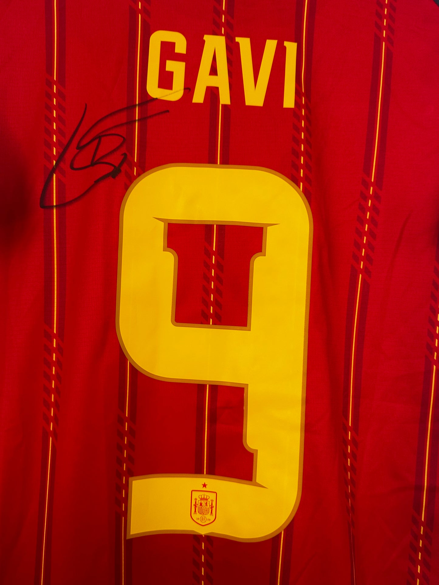 Gavi Spain - Signed Shirt/Jersey - With Proof