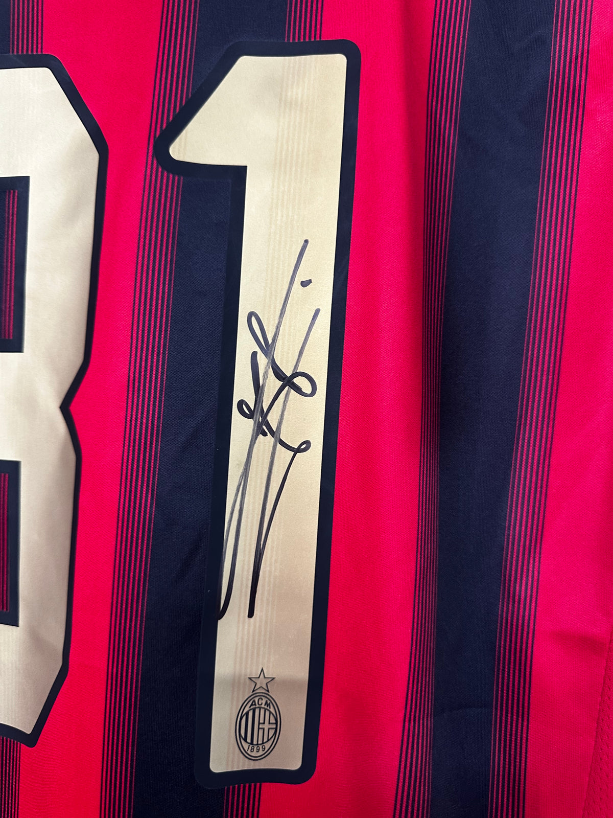 Jaap Stam - Signed AC Milan Shirt - With Proof & COA