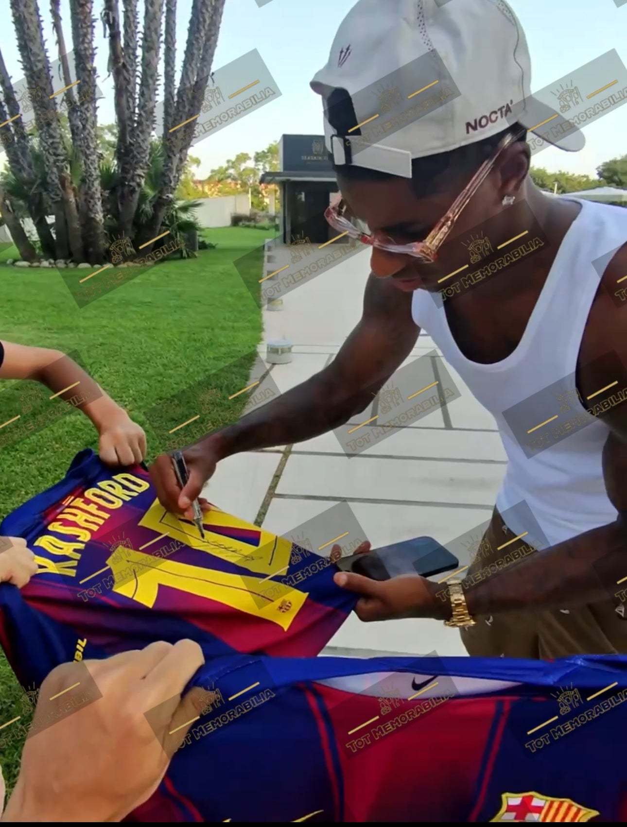 Marcus Rashford Fc Barcelona - Signed Shirt/Jersey - With Proof