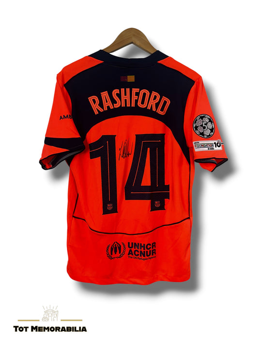 Marcus Rashford Fc Barcelona - Signed Shirt/Jersey - With Proof