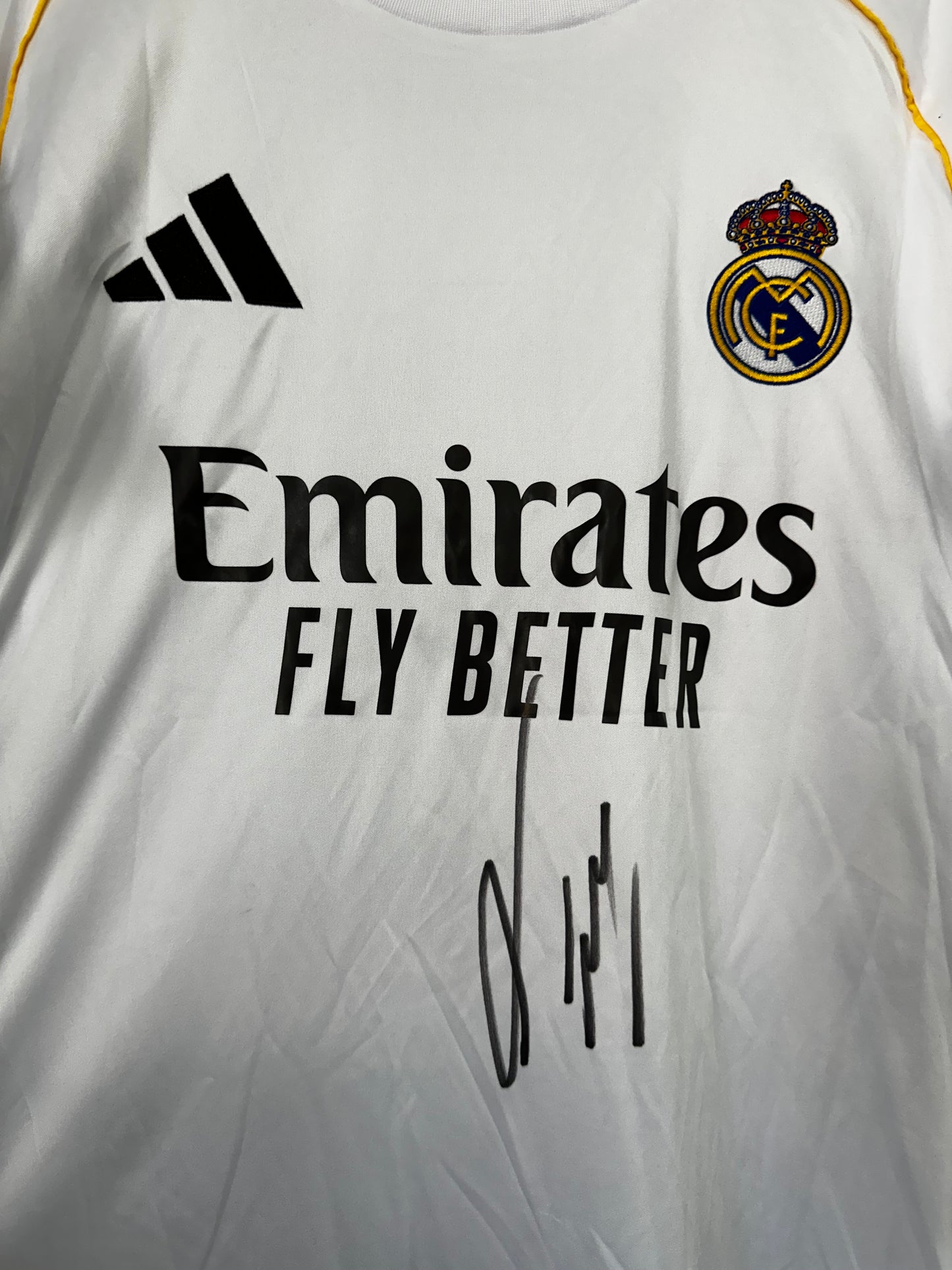 Franco Mastantuono Real Madrid - Signed Shirt/Jersey - Proof