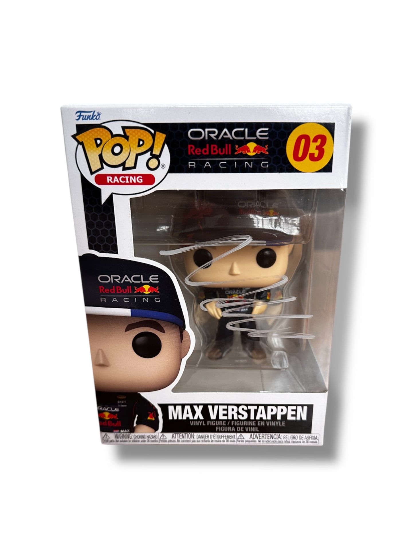 Max Verstappen - Signed Funko Pop - PROOF