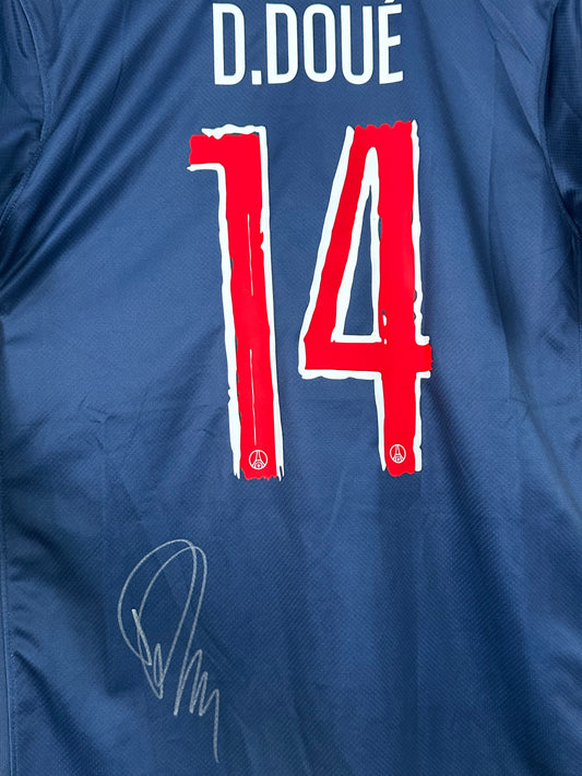 Desire Doue PSG - Signed Shirt/Jersey - With Proof