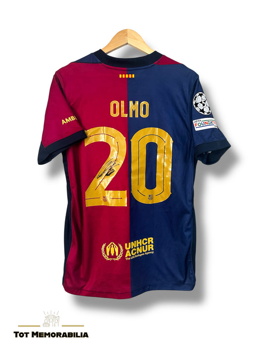 Dani Olmo Fc Barcelona - Signed Shirt/Jersey - Proof