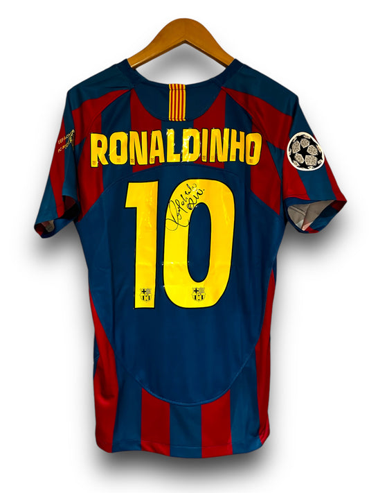 Ronaldinho Fc Barcelona - Signed Shirt/Jersey - With Proof