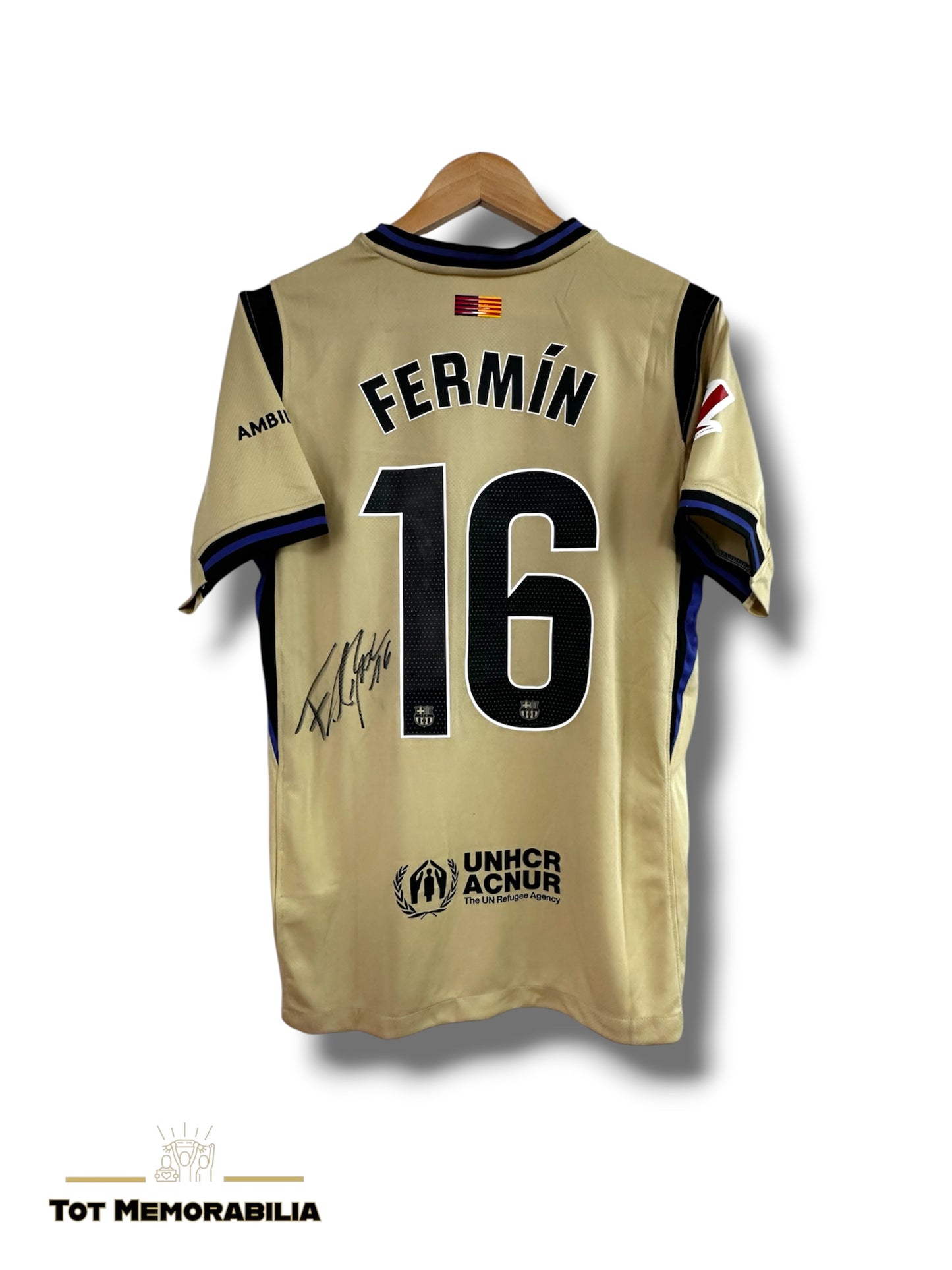 Fermin Lopez Fc Barcelona - Signed Shirt/Jersey - With Proof