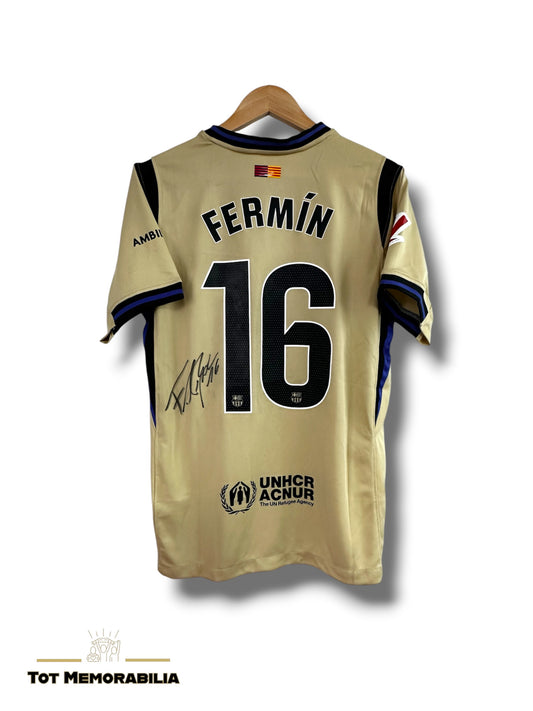 Fermin Lopez Fc Barcelona - Signed Shirt/Jersey - With Proof