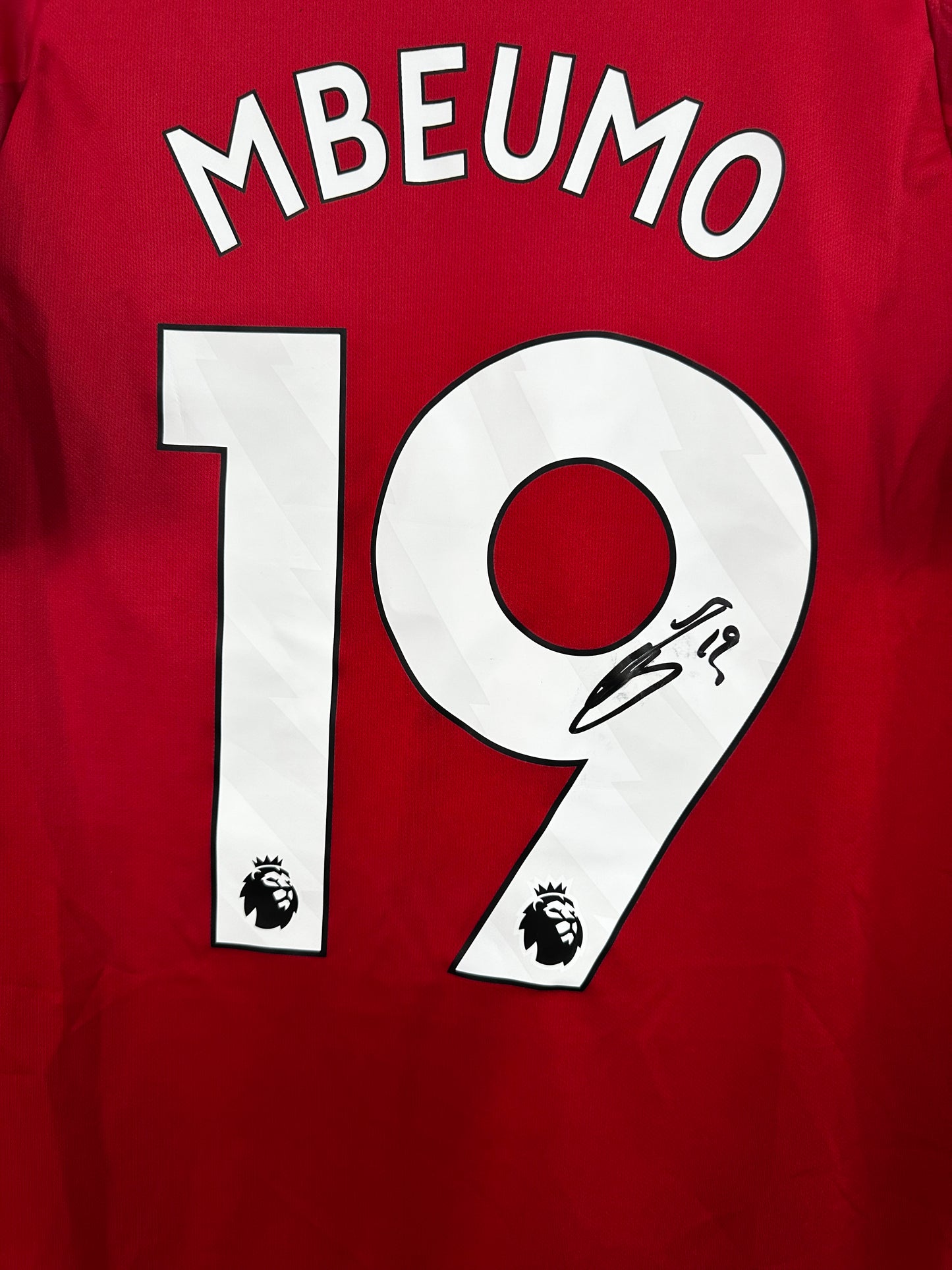 Bryan Mbeumo Manchester United - Signed Shirt/Jersey - With Proof