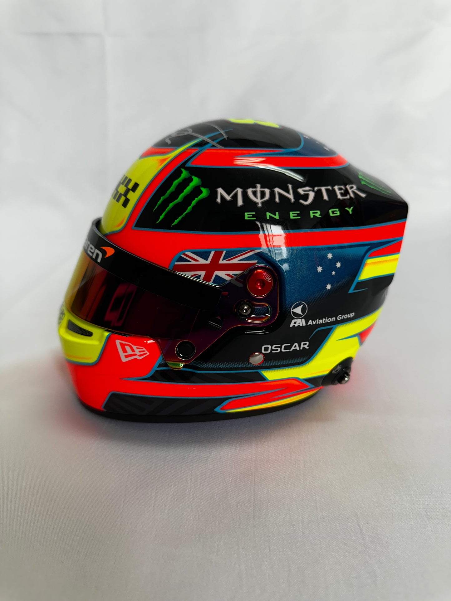 Oscar Piastri McLaren - Signed Helmet - With Proof