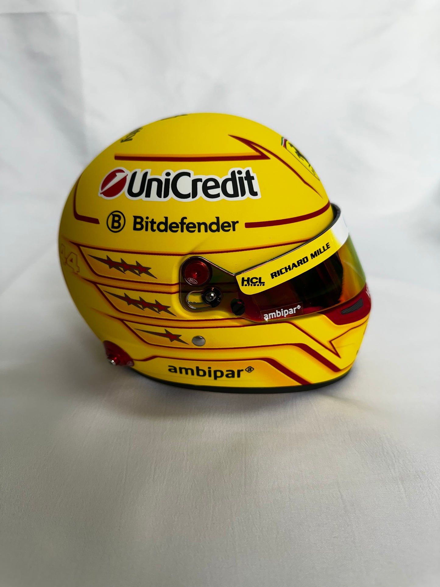 Lewis Hamilton Ferrari - Signed Helmet - With Proof