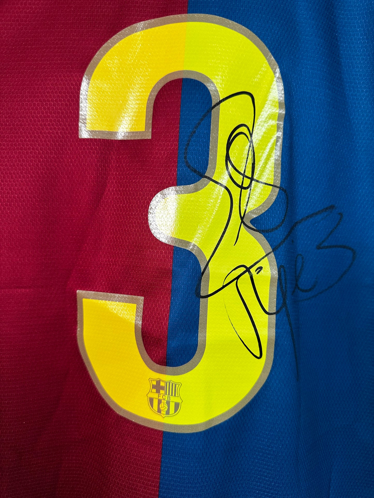 Pique Fc Barcelona - Signed Shirt/Jersey - With Proof