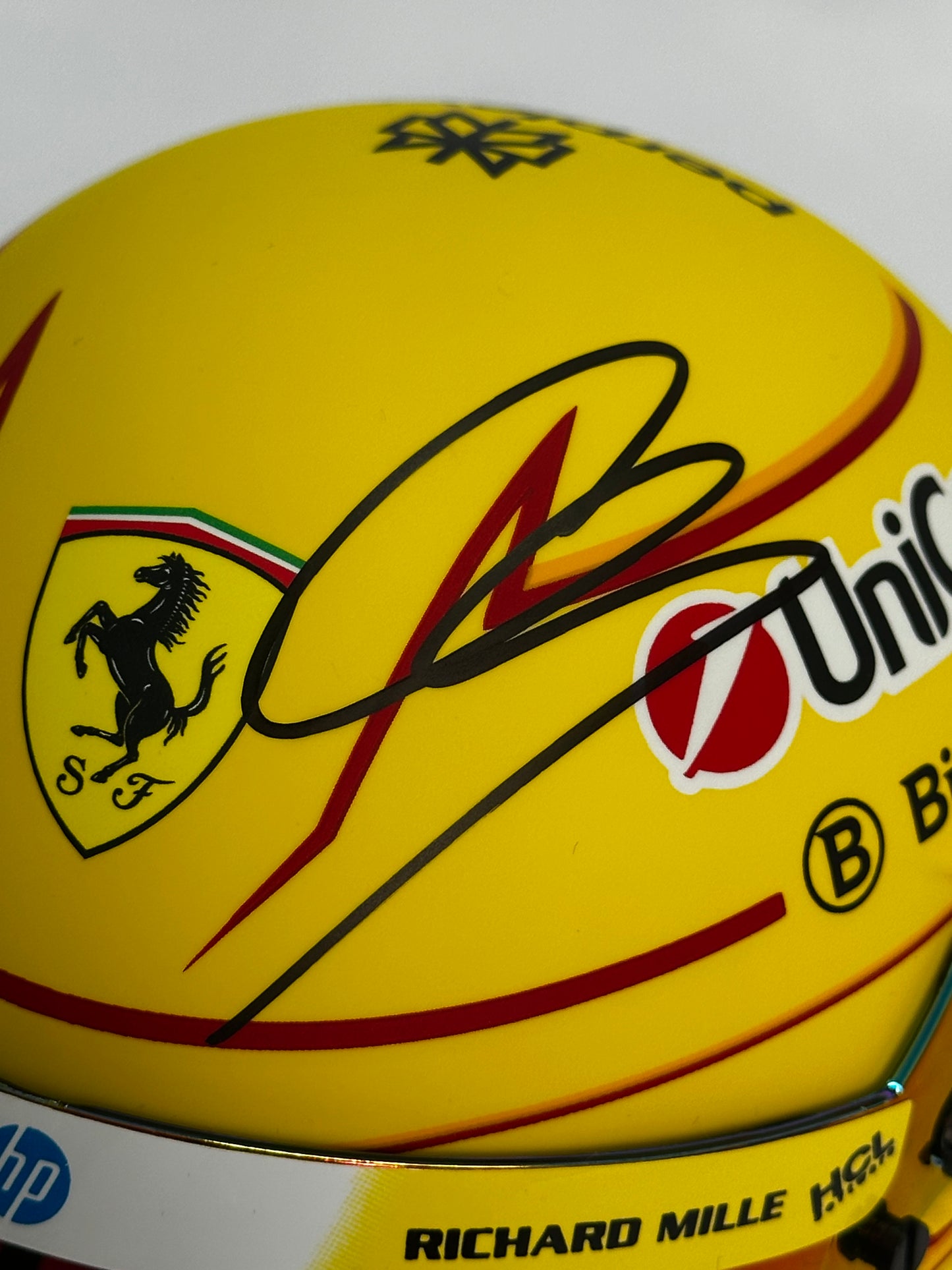 Lewis Hamilton Ferrari - Signed Helmet - With Proof