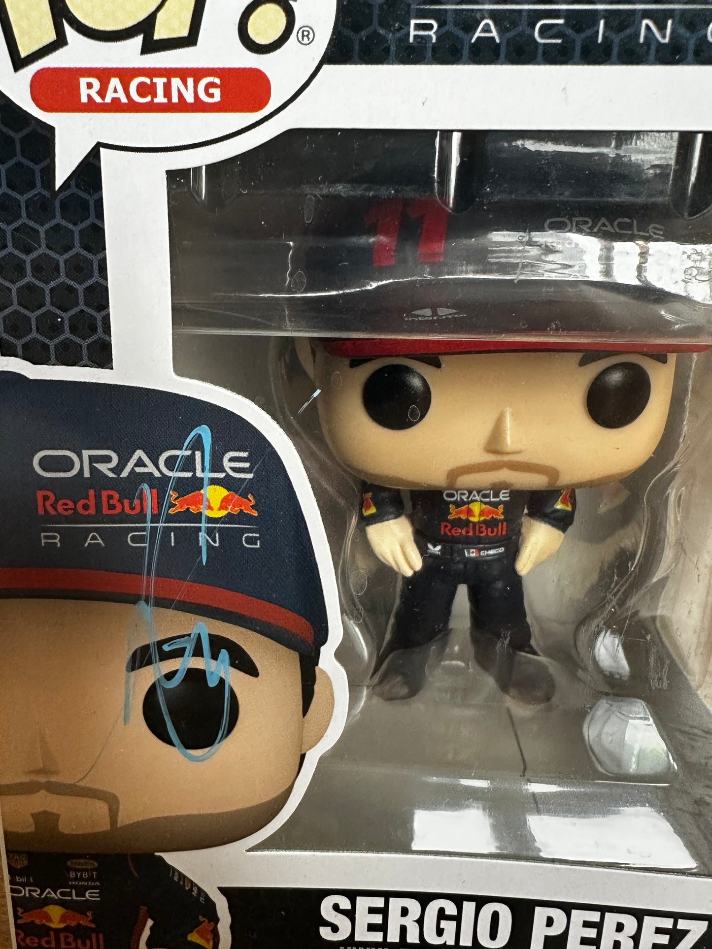 Sergio Perez Red Bull - Signed Funko Pop - With Proof