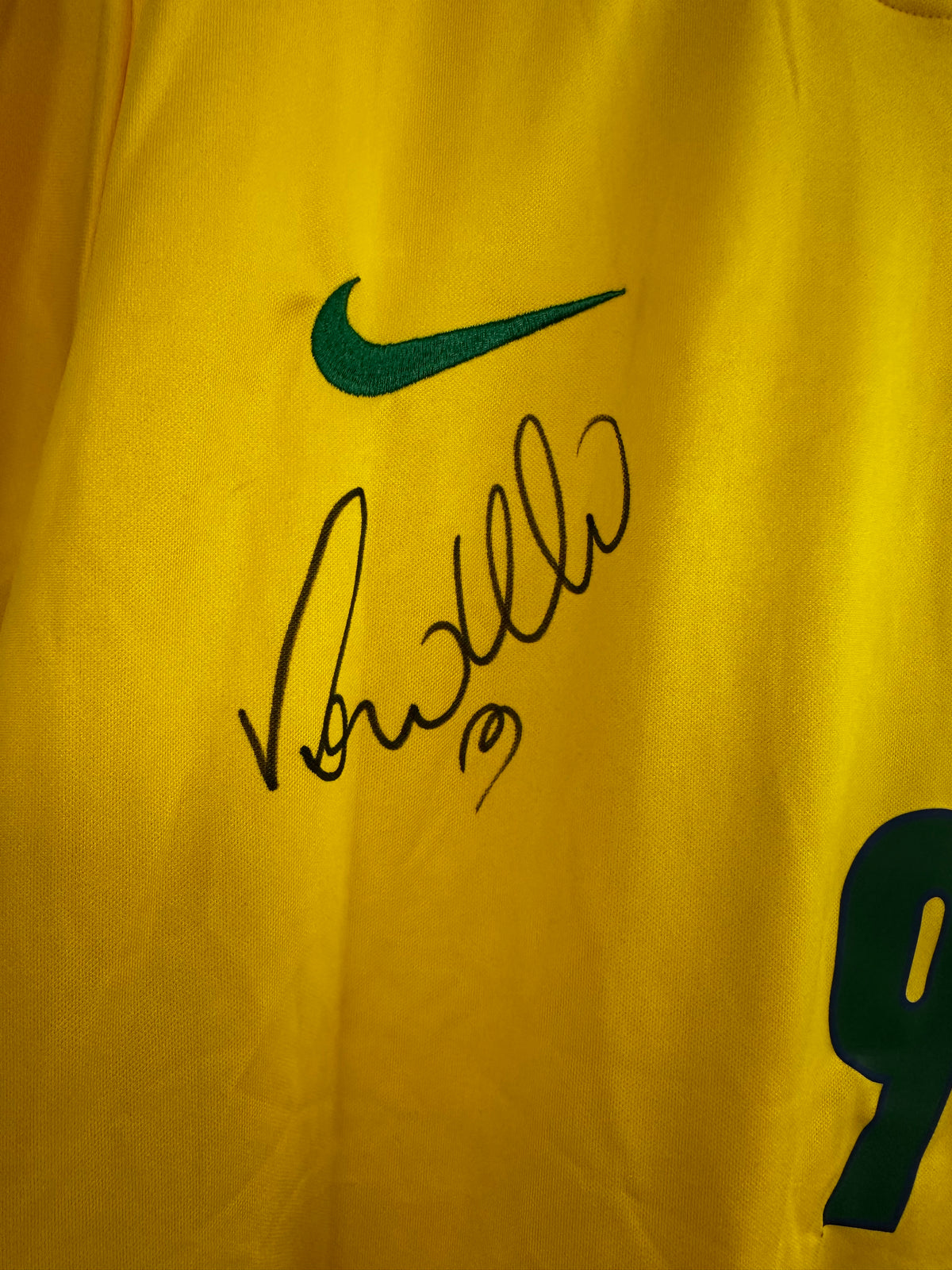 Ronaldo Nazario Brazil - Signed Shirt/Jersey - With Proof