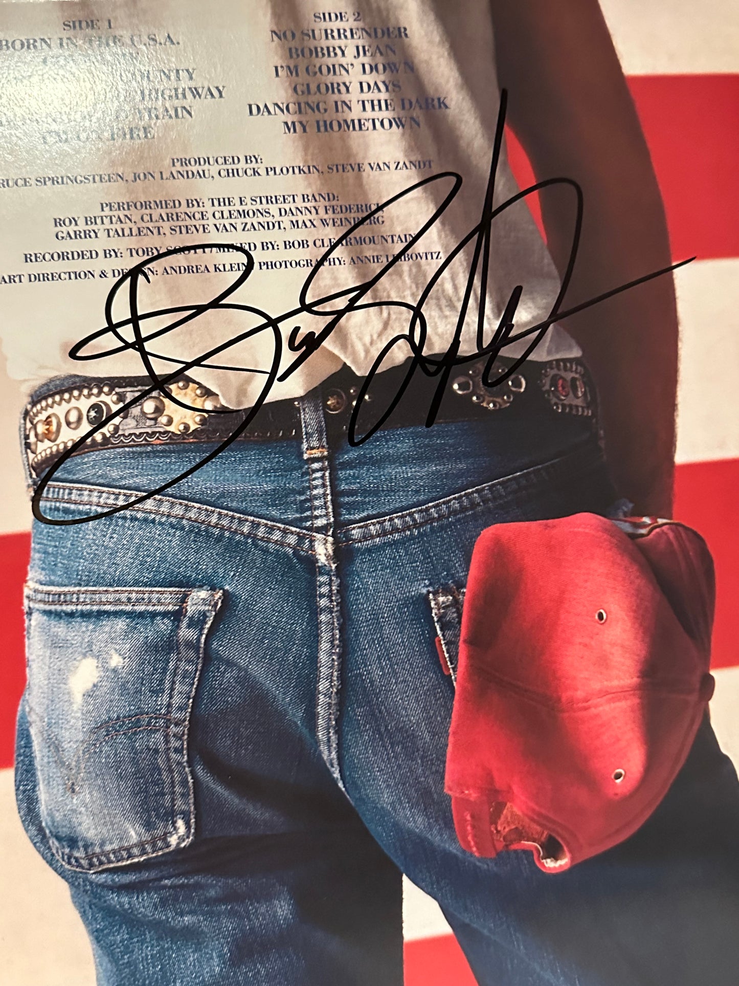 Bruce Springsteen - Signed Born In The Usa Album - With Proof