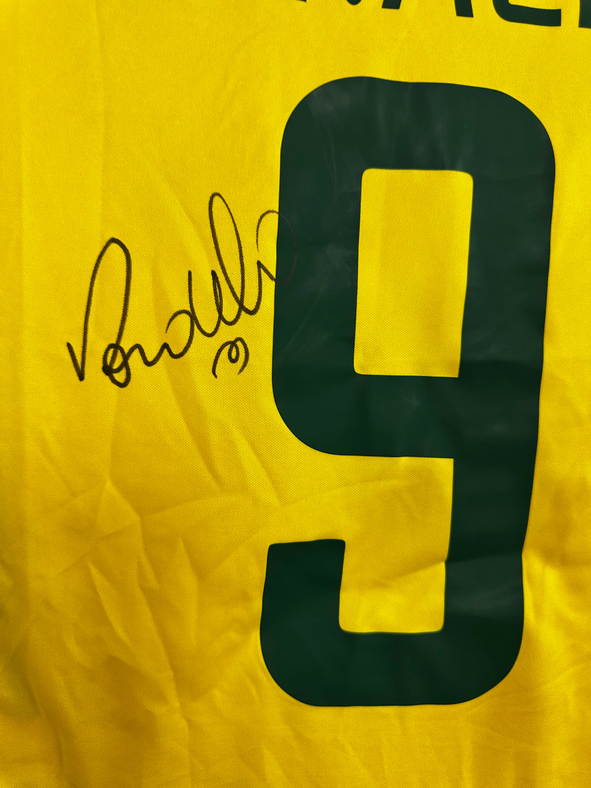 Ronaldo Nazario Brazil - Signed Shirt/Jersey - With Proof