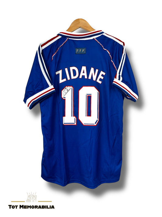 Zinedine Zidane France - Signed Shirt/Jersey - Proof
