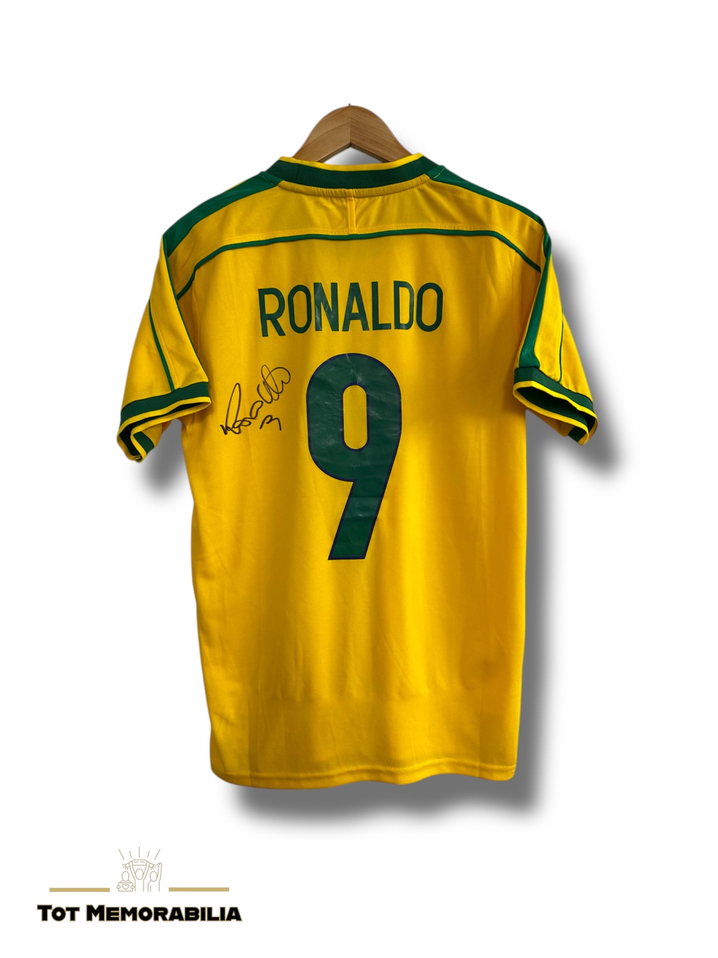 Ronaldo Nazario Brazil - Signed Shirt/Jersey - With Proof