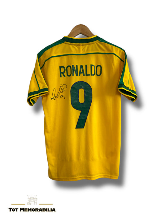 Ronaldo Nazario Brazil - Signed Shirt/Jersey - With Proof