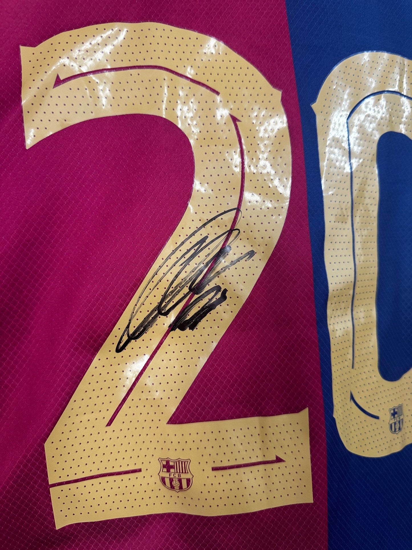 Dani Olmo Fc Barcelona - Signed Shirt/Jersey - Proof