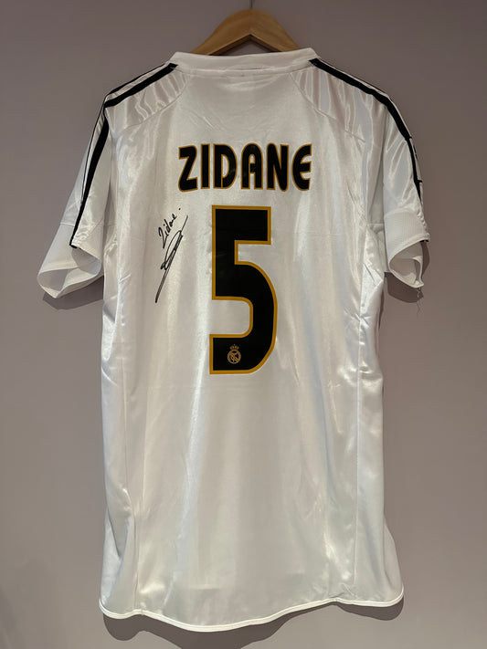 Zinedine Zidane Real Madrid - Signed Shirt/Jersey - Video Proof