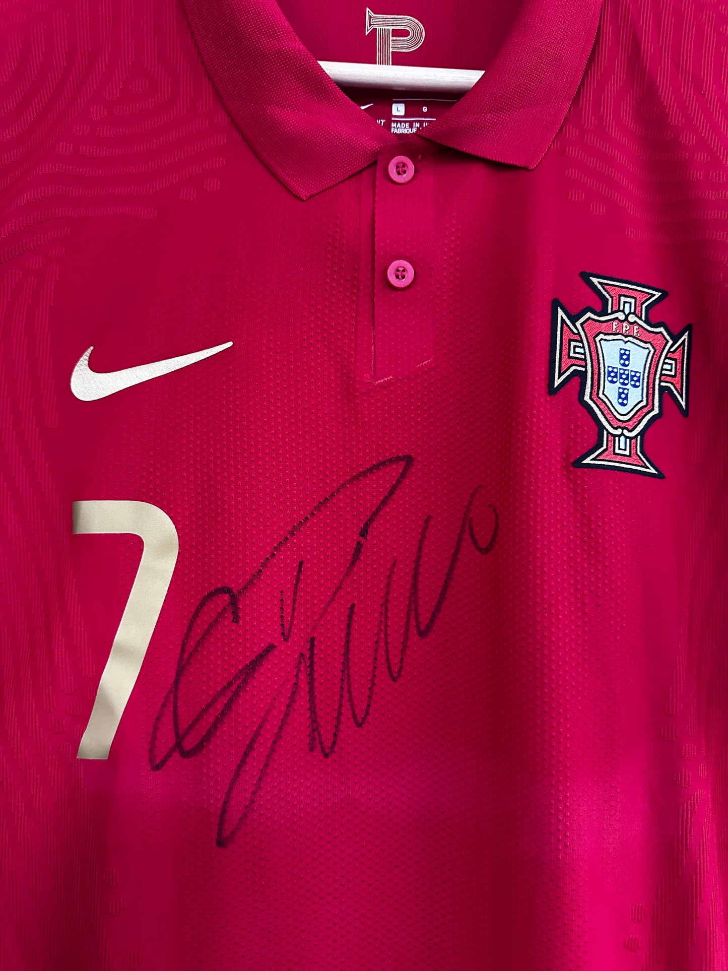 Cristiano Ronaldo Portugal - Signed & Match Issued Shirt/Jersey