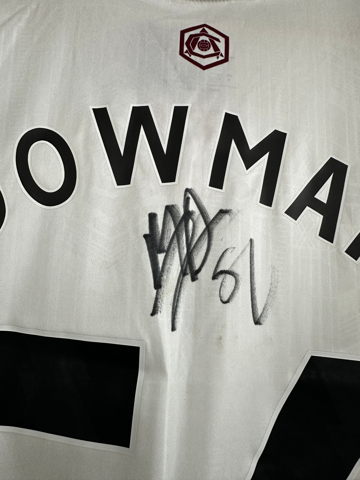 Max Dowman Arsenal - Signed Shirt/Jersey - With Proof