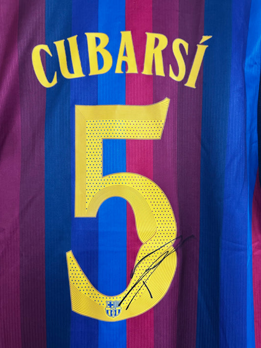 Pau Cubarsi Fc Barcelona - Signed Shirt/Jersey - With Proof