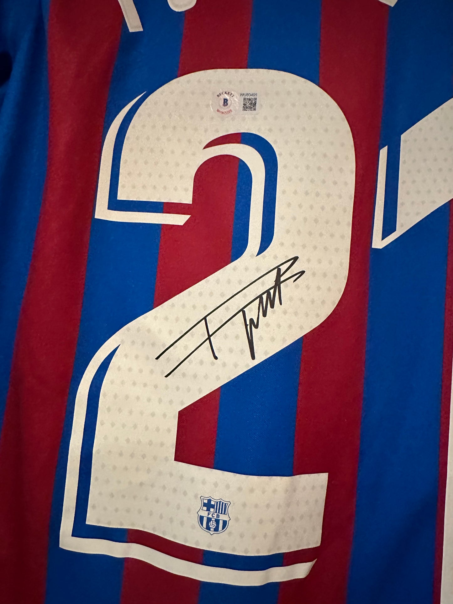 Frenkie De Jong Fc Barcelona - Signed Shirt/Jersey - Beckett COA