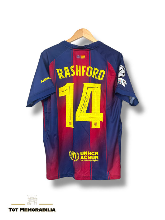 Marcus Rashford Fc Barcelona - Signed Shirt/Jersey - With Proof