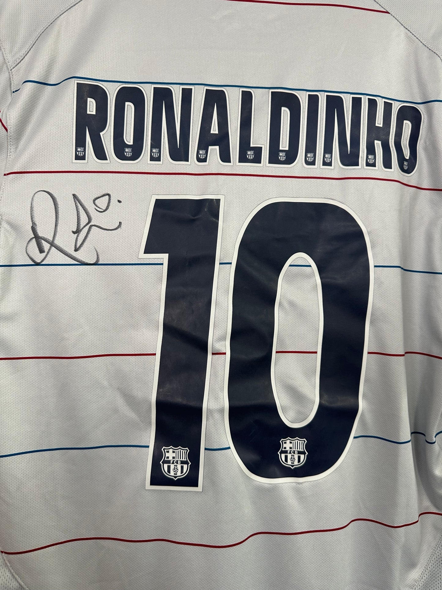 Ronaldinho Fc Barcelona - Signed Shirt/Jersey - With Proof
