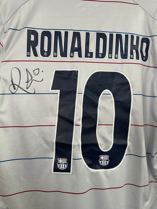 Ronaldinho Fc Barcelona - Signed Shirt/Jersey - With Proof