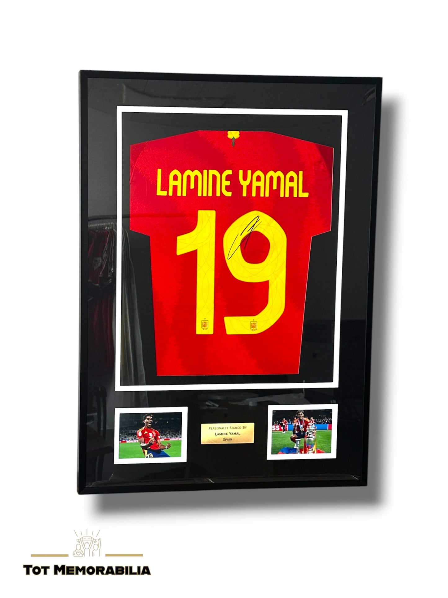 Lamine Yamal Spain - Signed & Framed Shirt/Jersey - With Proof