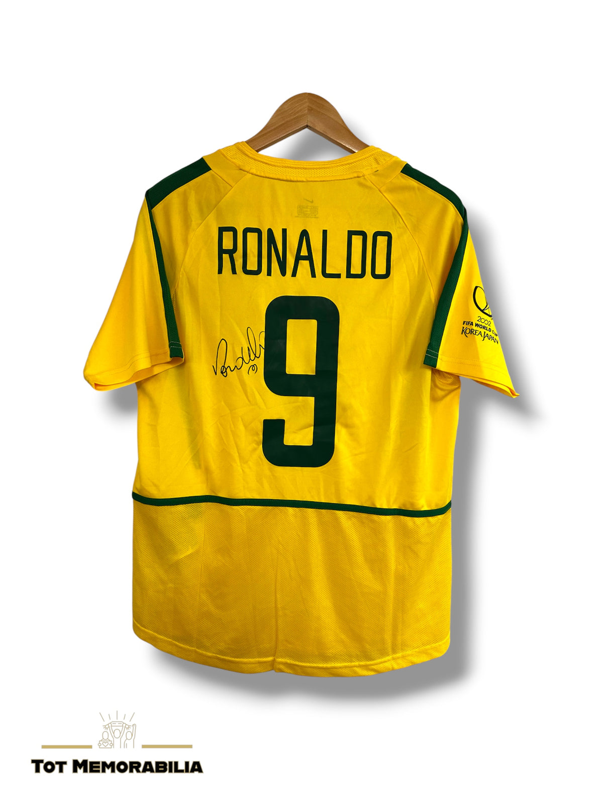 Ronaldo Nazario Brazil - Signed Shirt/Jersey - With Proof