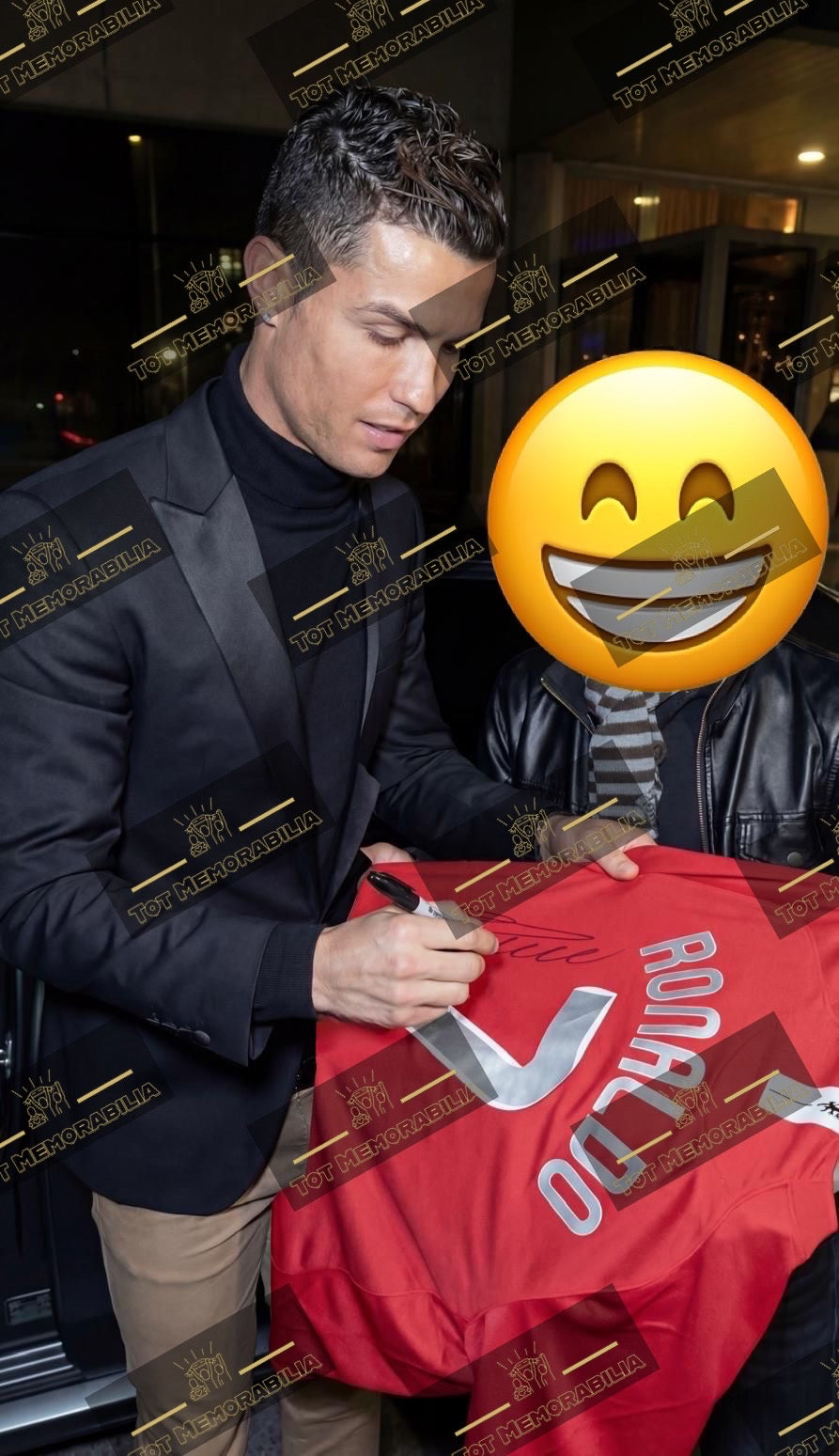 Cristiano Ronaldo Manchester United - Signed Shirt/Jersey - With Proof