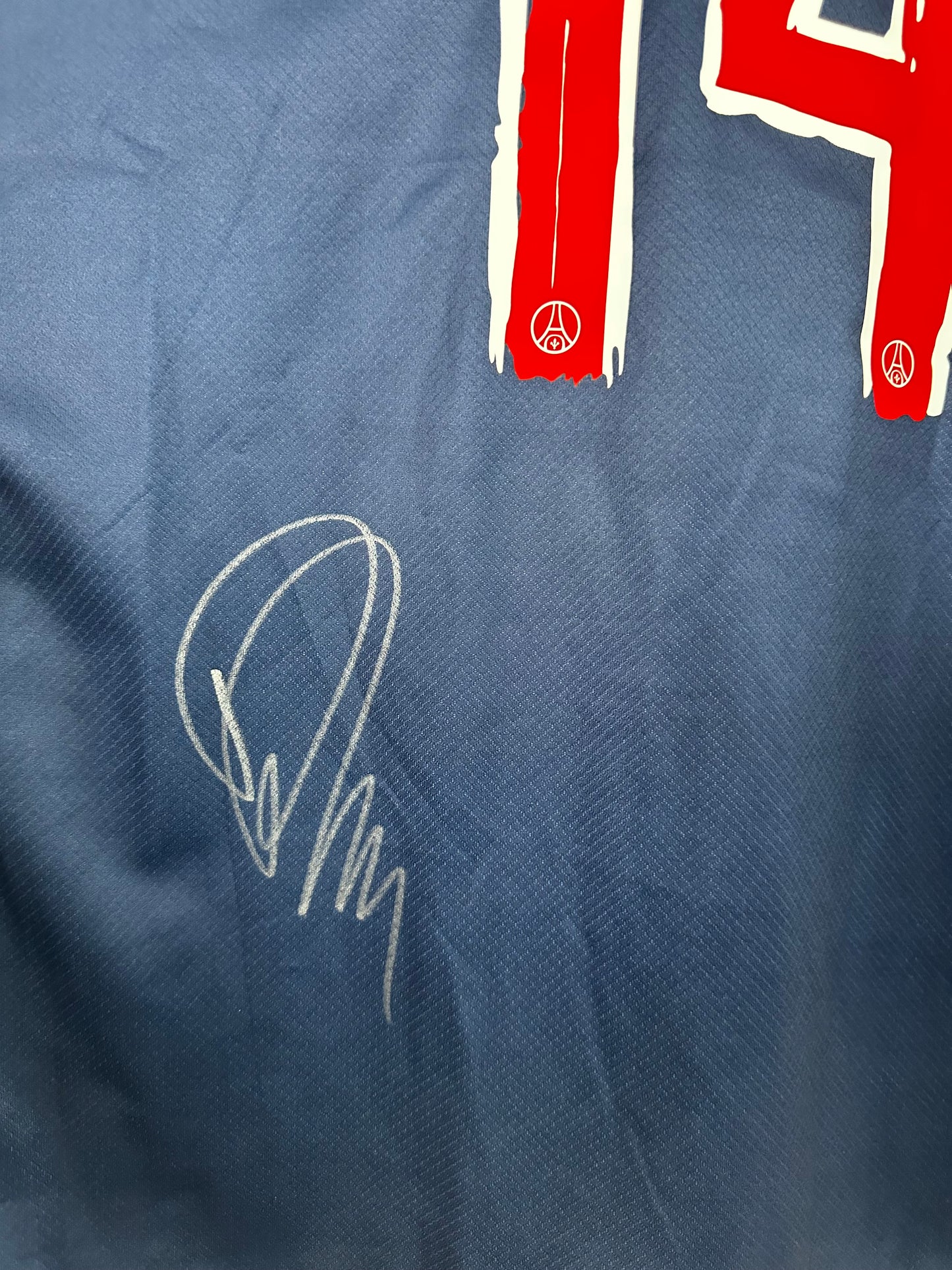 Desire Doue PSG - Signed Shirt/Jersey - With Proof
